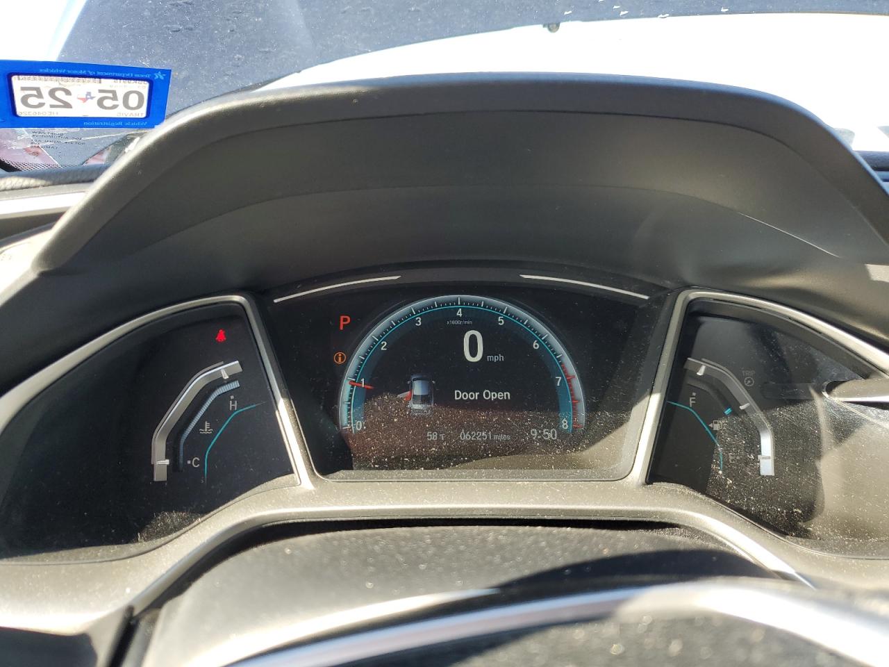 2017 Honda Civic VIN 19XFC2F7XHE046326 Copart auction photo, rear end / minor dent/scratches damage thumbnail 9