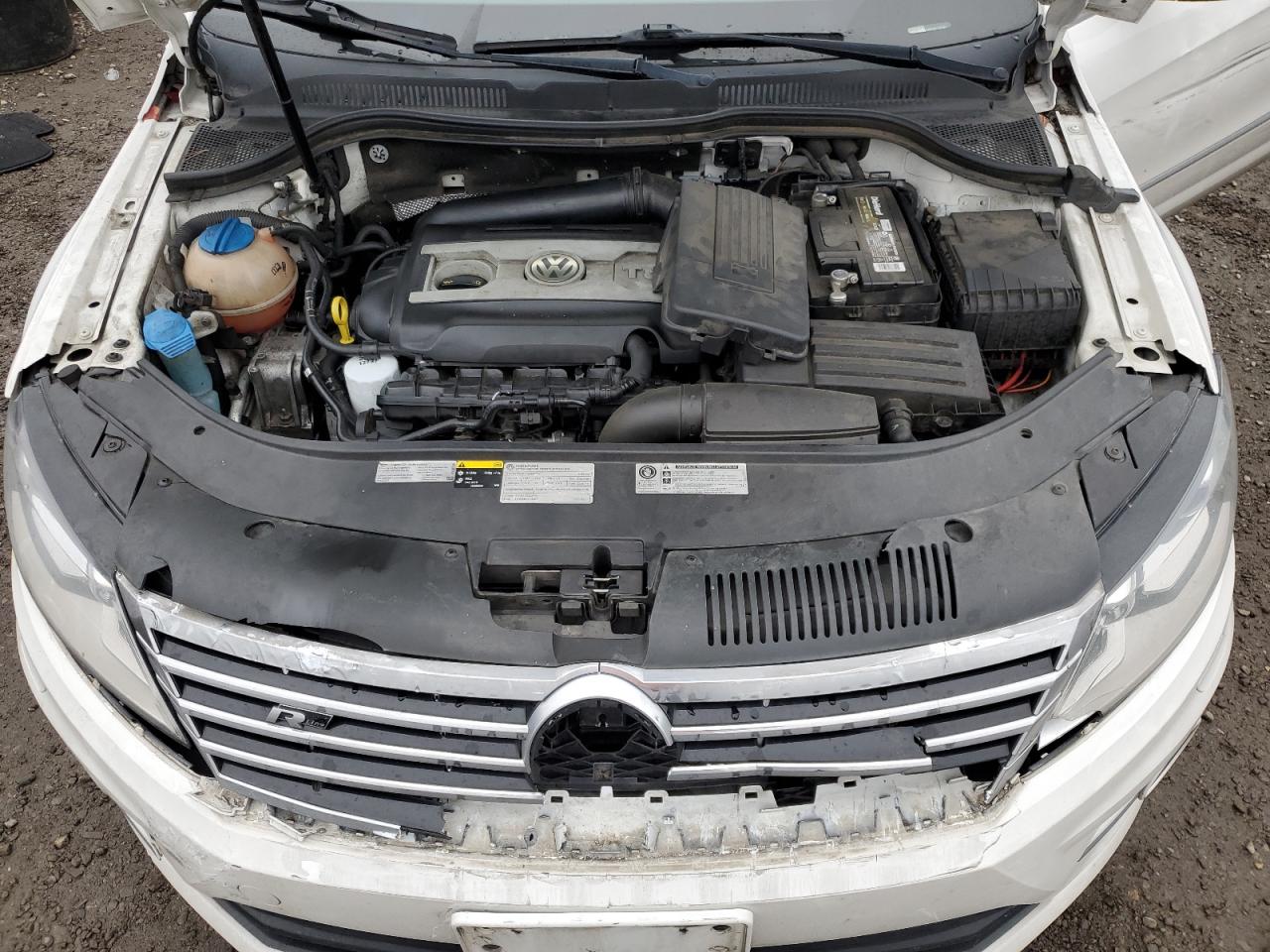 2014 Volkswagen Passat CC VIN WVWBP7ANXEE512561 Copart auction photo, all over damage thumbnail 11