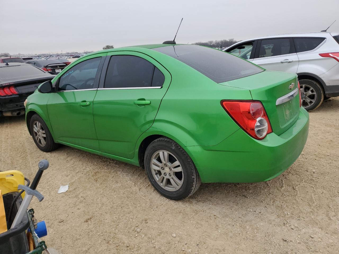 2015 Chevrolet Sonic VIN 1G1JC5SH3F4158421 Copart auction photo, side / minor dent/scratches damage thumbnail 2