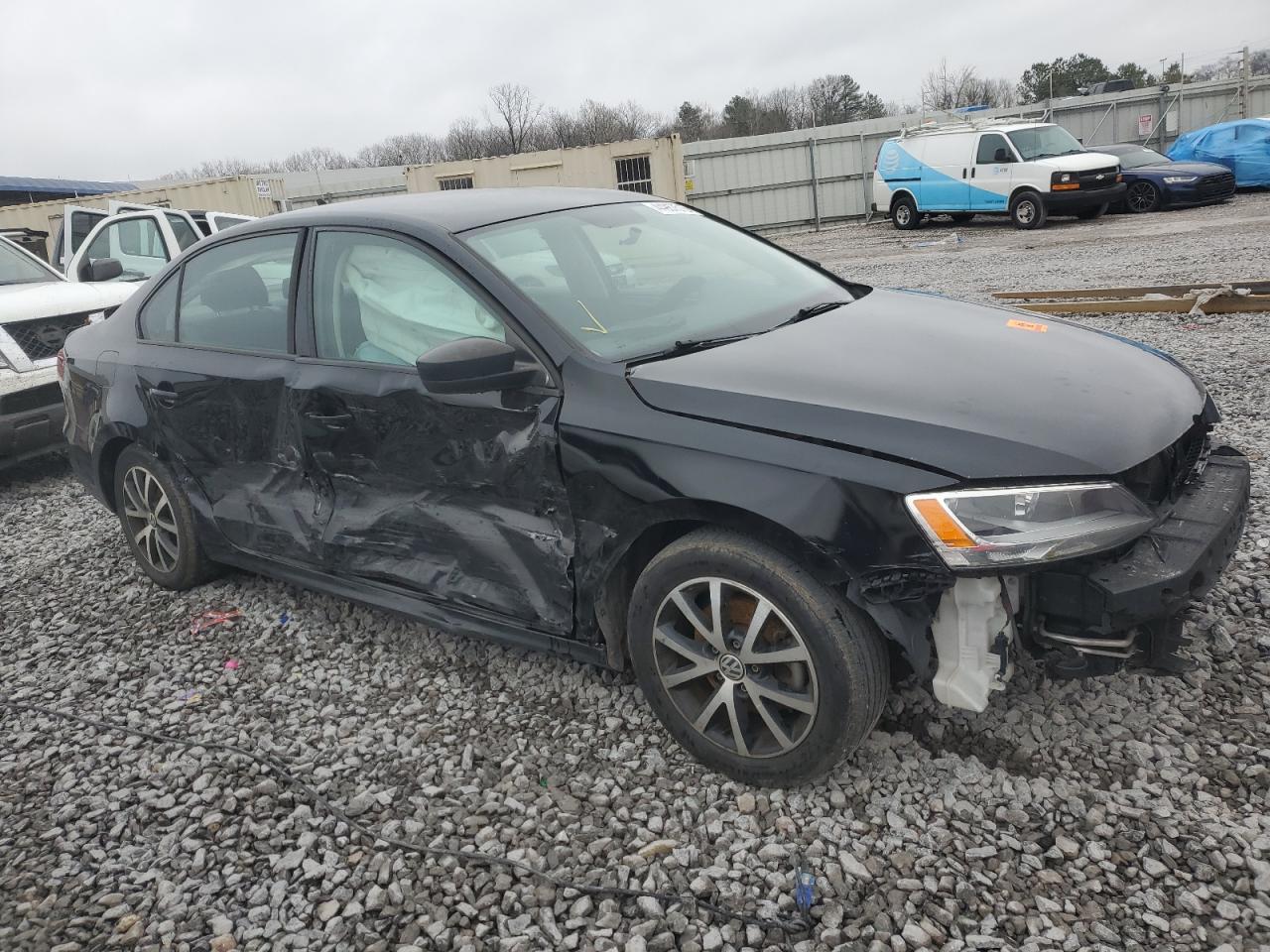 2016 Volkswagen Jetta VIN 3VWD67AJ7GM413800 Copart auction photo, side / front end damage thumbnail 4