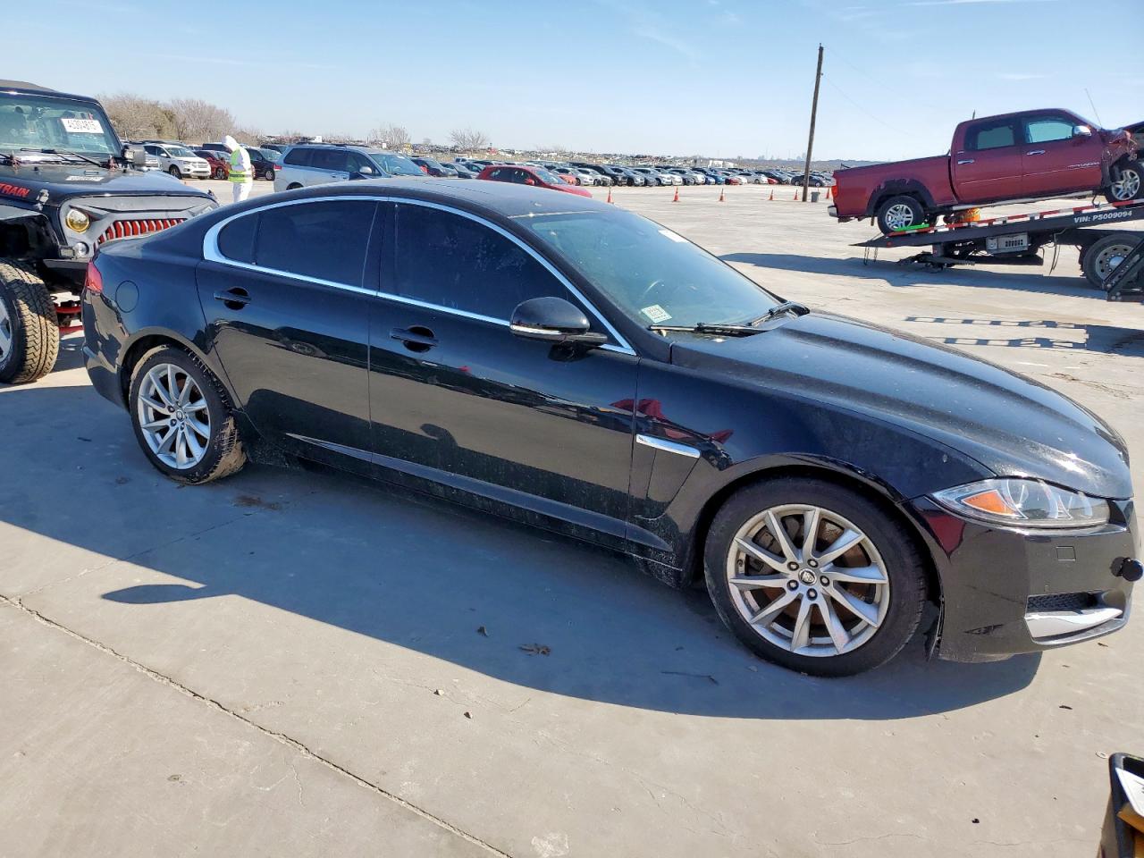 2013 Jaguar XF VIN SAJWA0ESXDPU03855 Copart auction photo, front end damage thumbnail 4