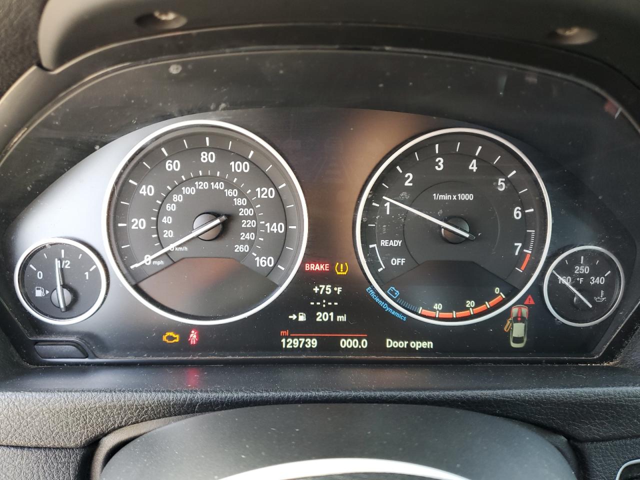 2014 BMW 4er VIN WBA3N7C57EF718709 Copart auction photo, mechanical damage thumbnail 9