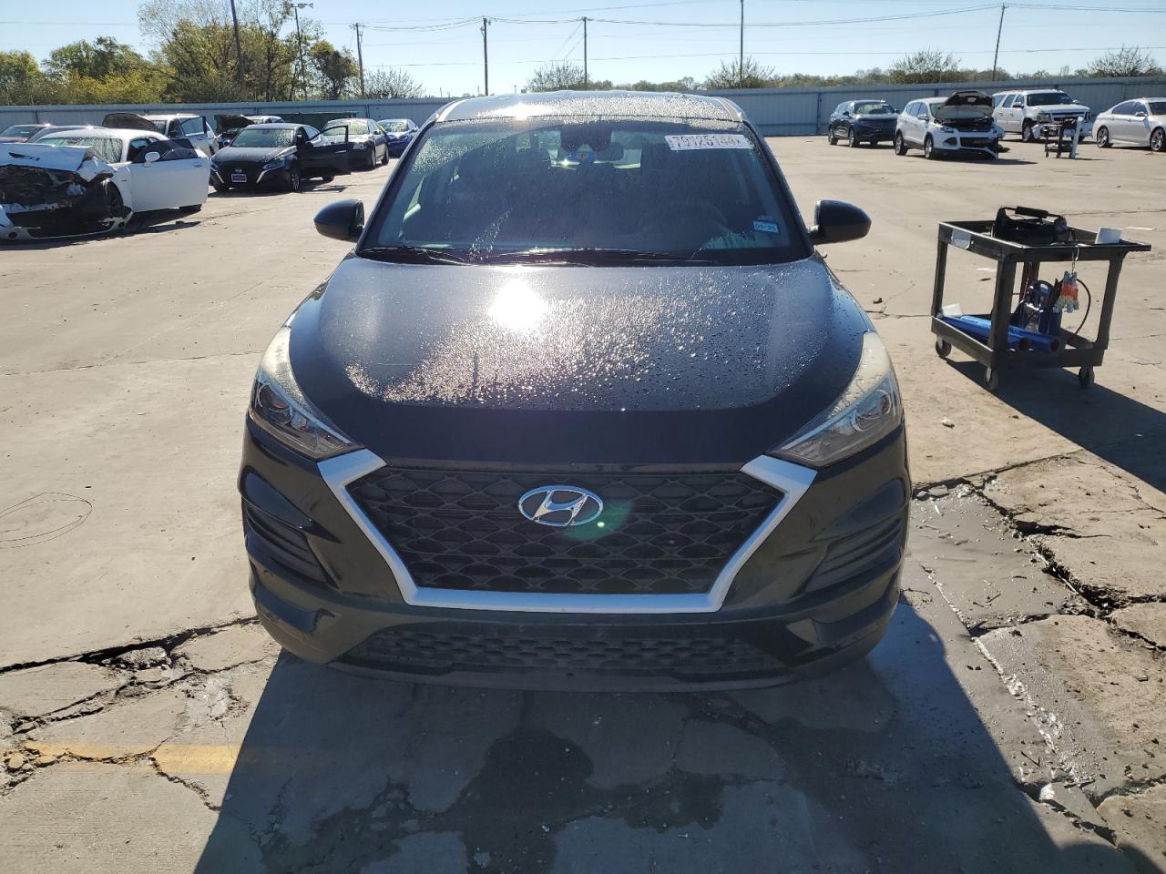 2019 Hyundai Tucson VIN KM8J23A42KU971400 Copart auction photo, rear end damage thumbnail 5