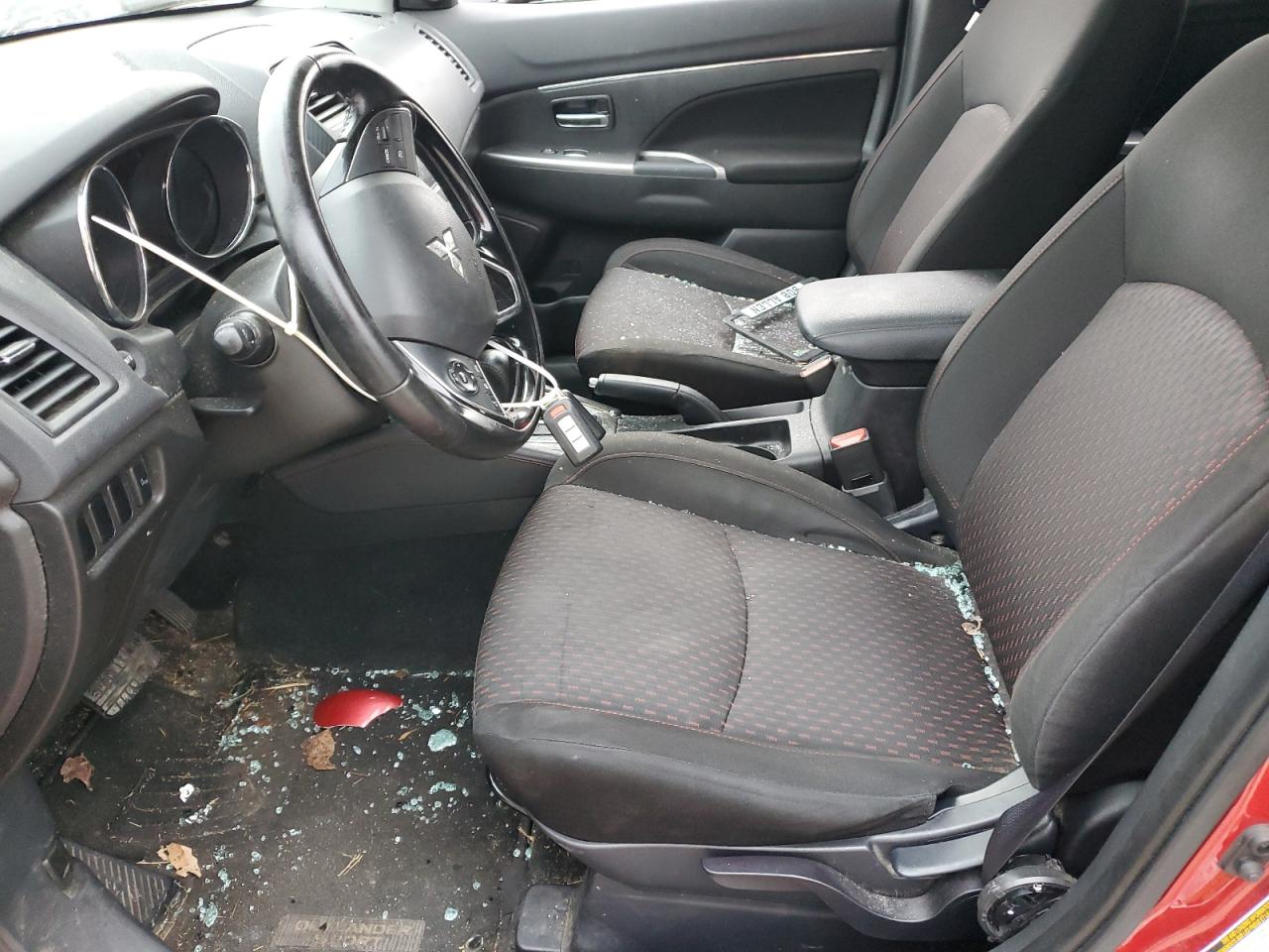 2019 Mitsubishi Outlander VIN JA4AP4AUXKU024613 Copart auction photo, all over damage thumbnail 7