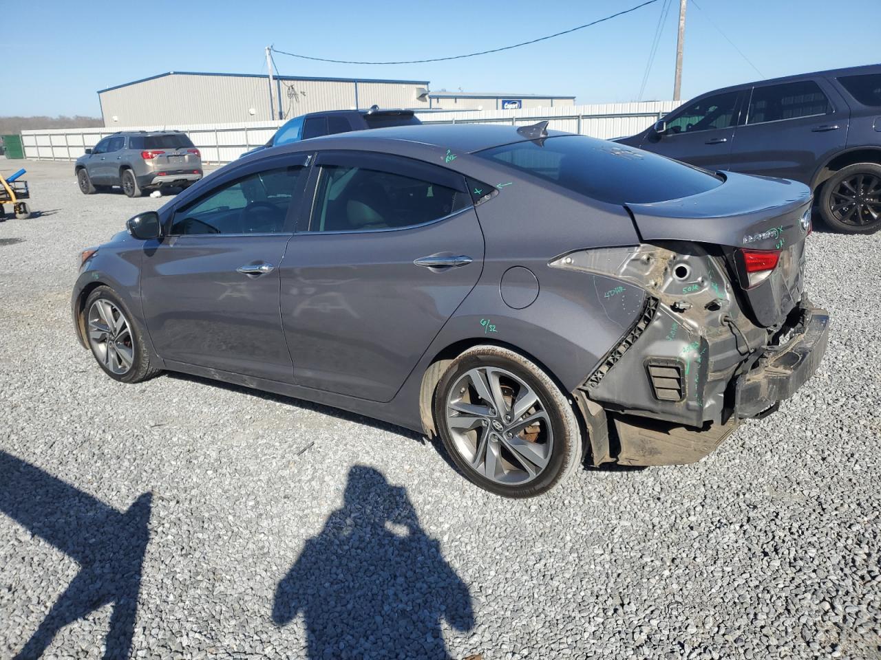 2014 Hyundai Elantra VIN 5NPDH4AE5EH504565 Copart auction photo, rear end / minor dent/scratches damage thumbnail 2