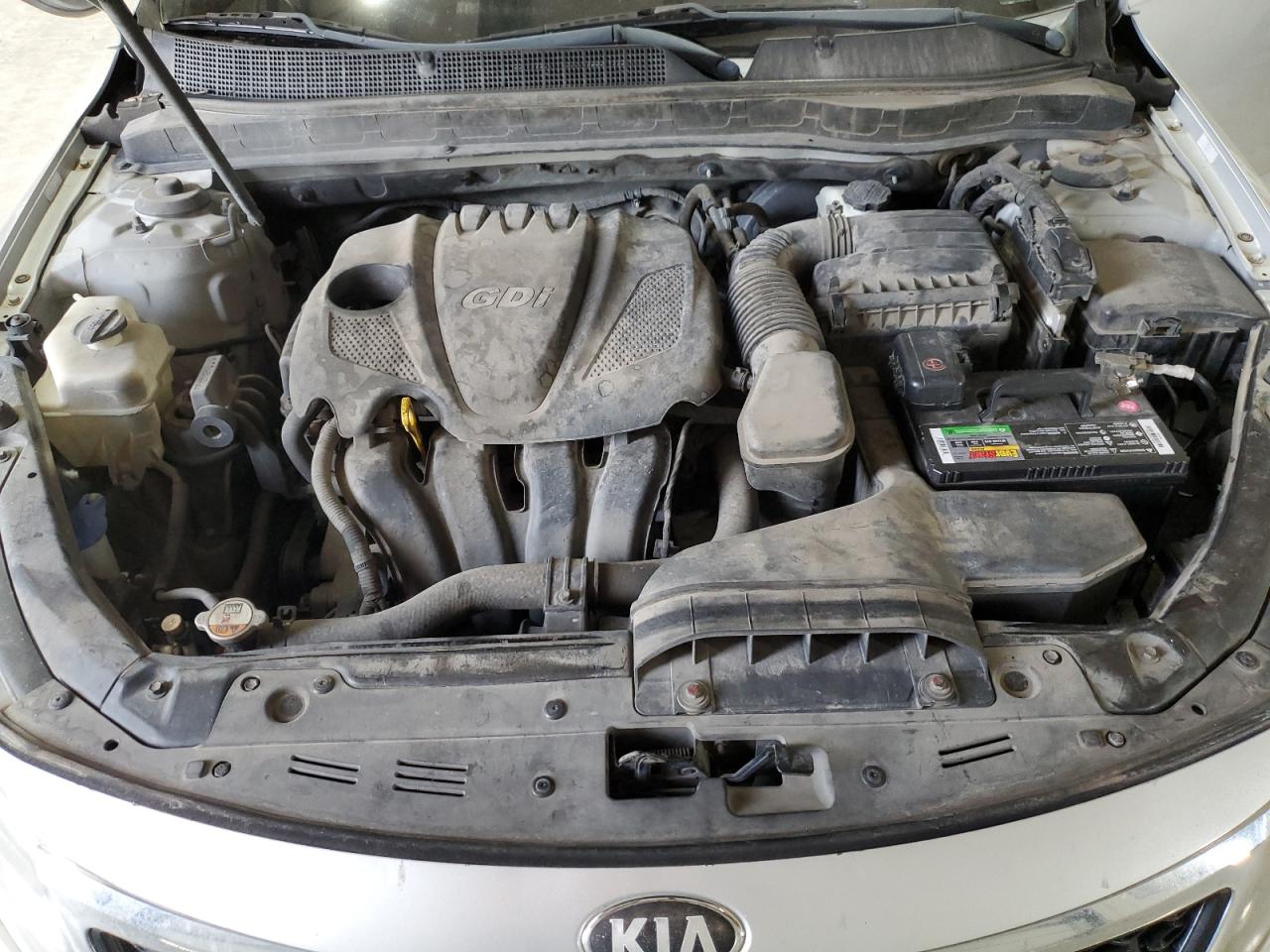 2013 KIA Optima VIN 5XXGM4A77DG166185 Copart auction photo, all over damage thumbnail 11