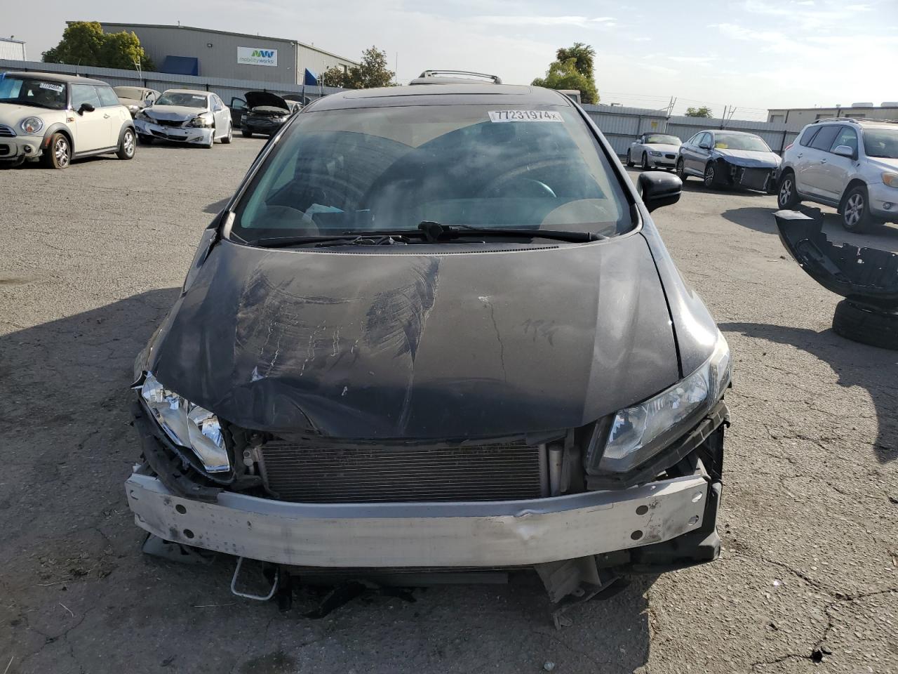2015 Honda Civic VIN 19XFB2F84FE248751 Copart auction photo, front end damage thumbnail 5