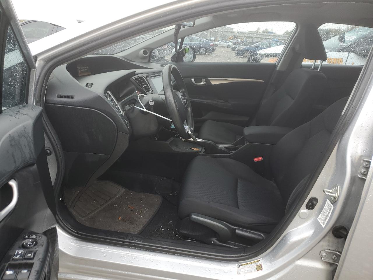 2015 Honda Civic VIN 19XFB2F89FE116407 Copart auction photo, rear end damage thumbnail 7