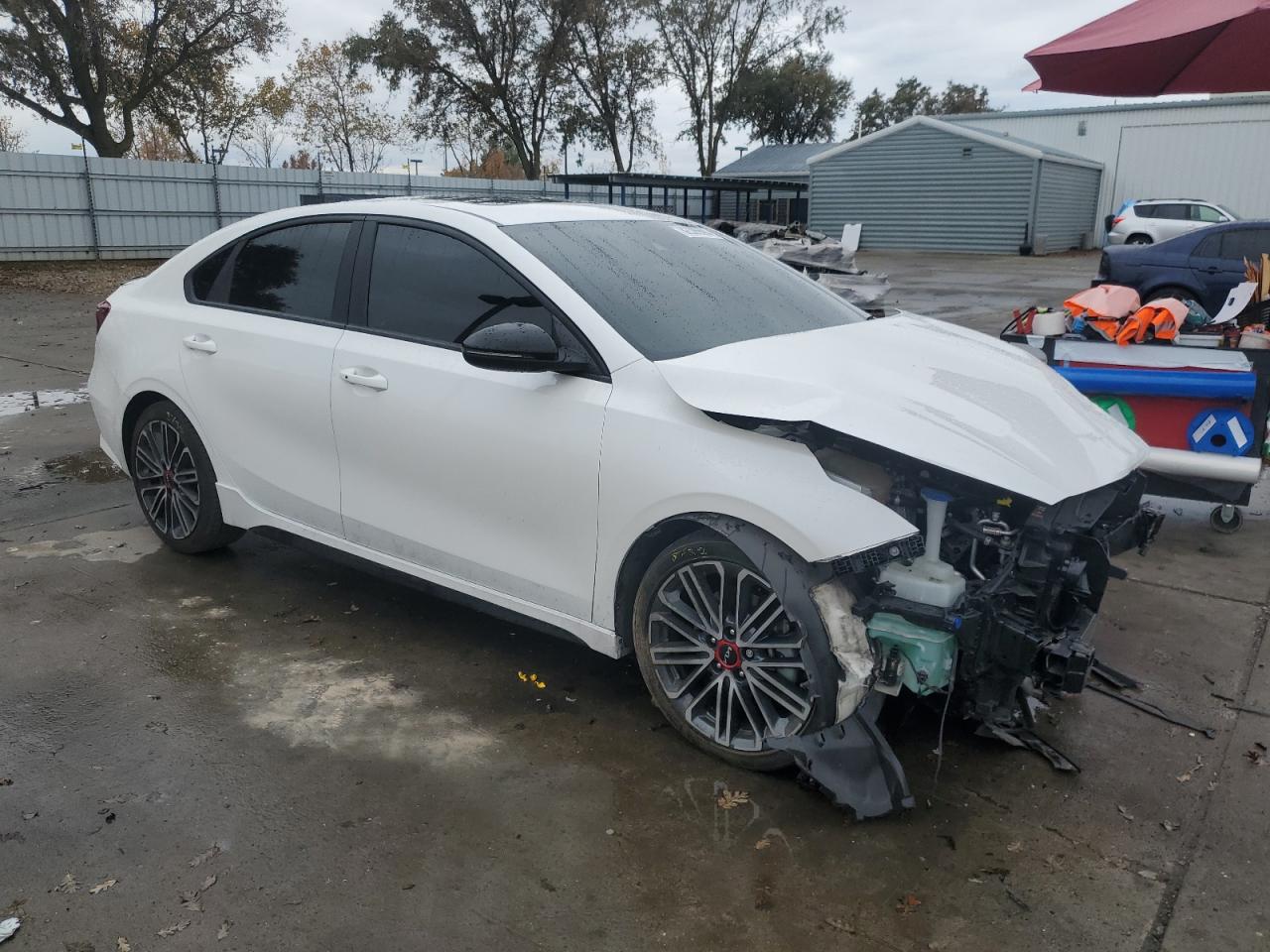 2022 KIA Forte VIN 3KPF44AC5NE496085 Copart auction photo, front end damage thumbnail 4