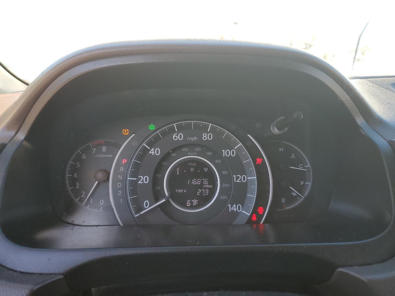 2014 Honda CR-V VIN 5J6RM4H70EL048683 Copart auction photo, front end / rear end damage thumbnail 9