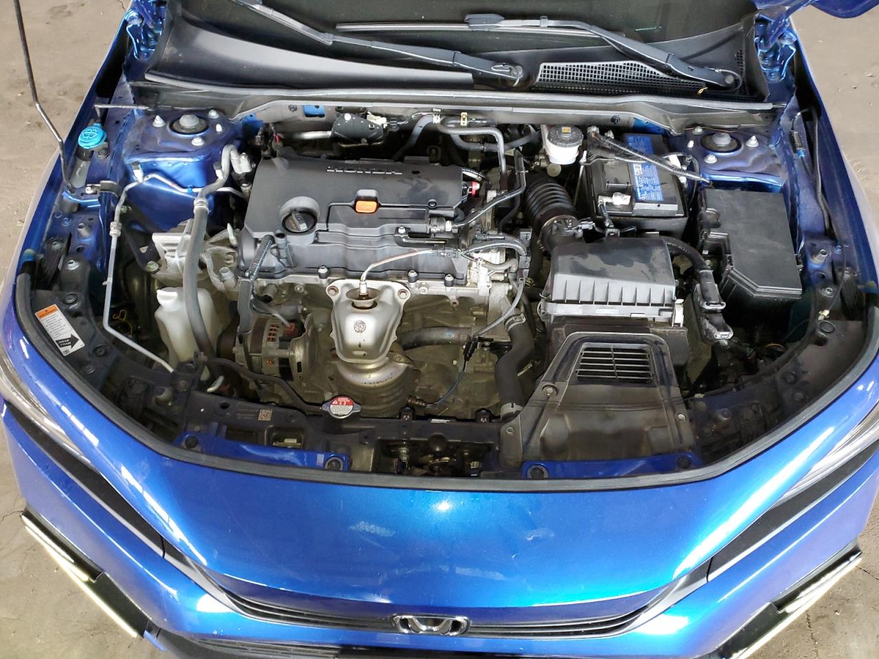 2022 Honda Civic VIN 2HGFE2F5XNH589427 Copart auction photo, side damage thumbnail 11