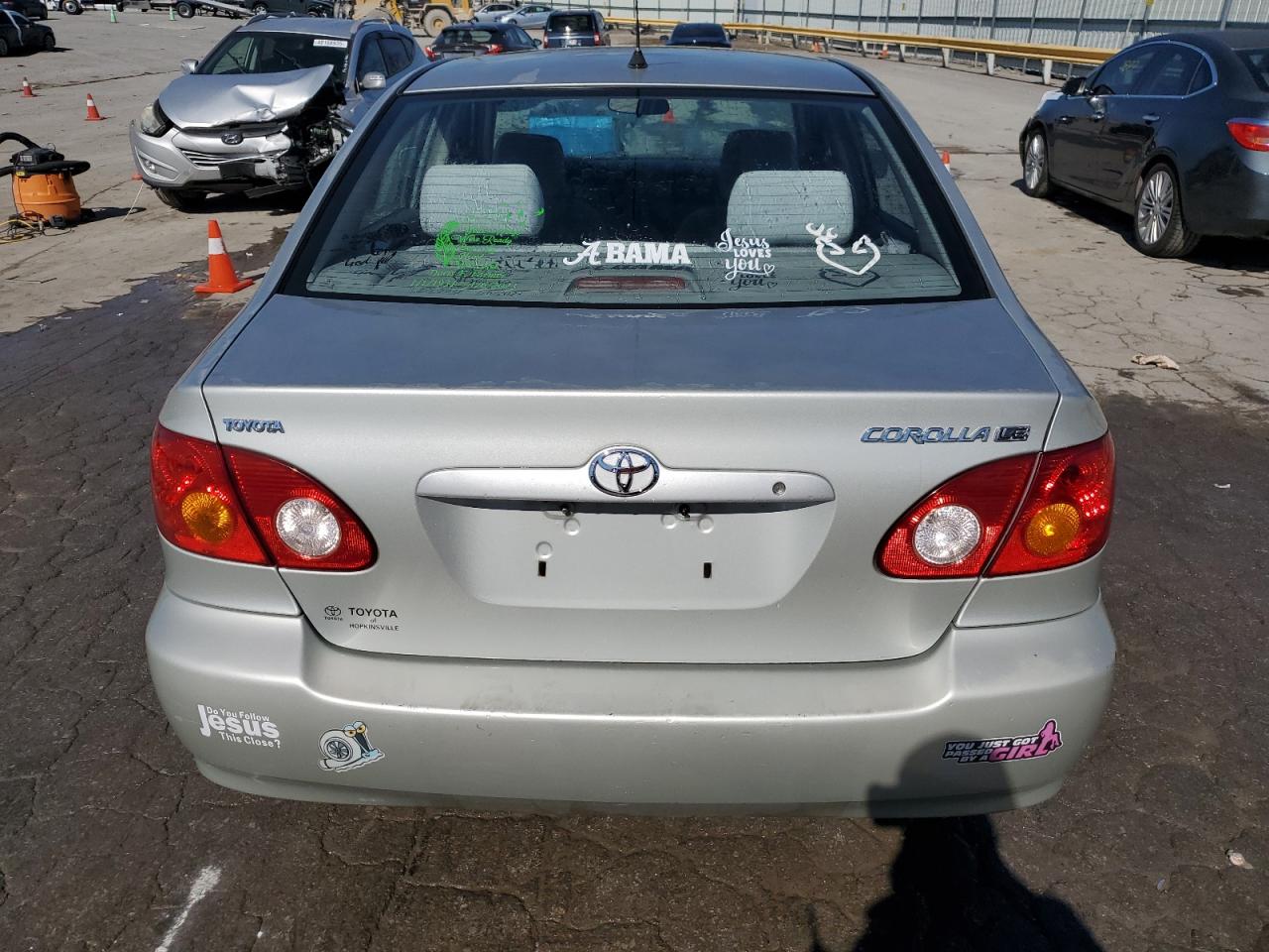 2004 Toyota Corolla VIN 2T1BR32E64C269933 Copart auction photo, front end damage thumbnail 6