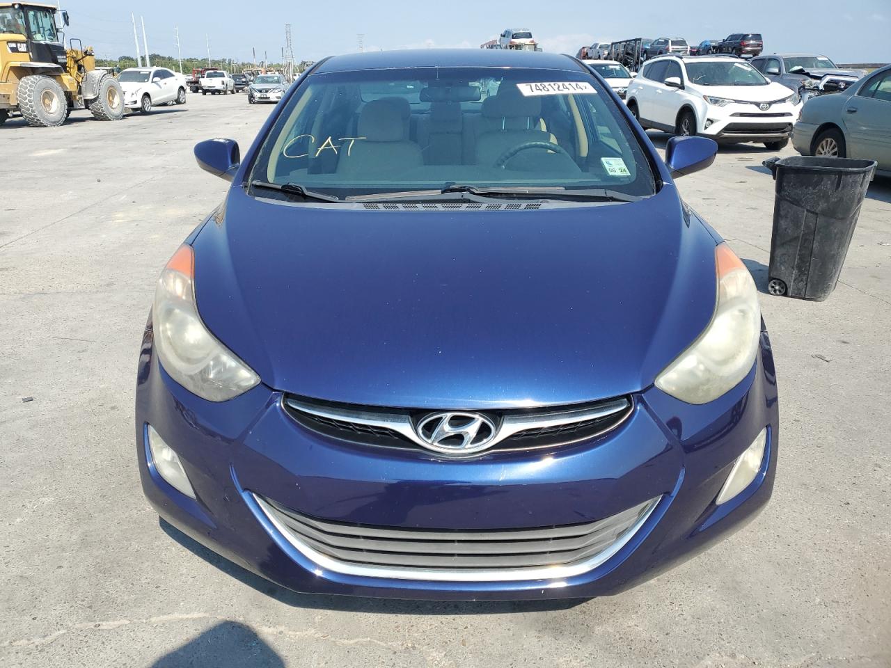 2013 Hyundai Elantra VIN 5NPDH4AE3DH352218 Copart auction photo, water/flood damage thumbnail 5