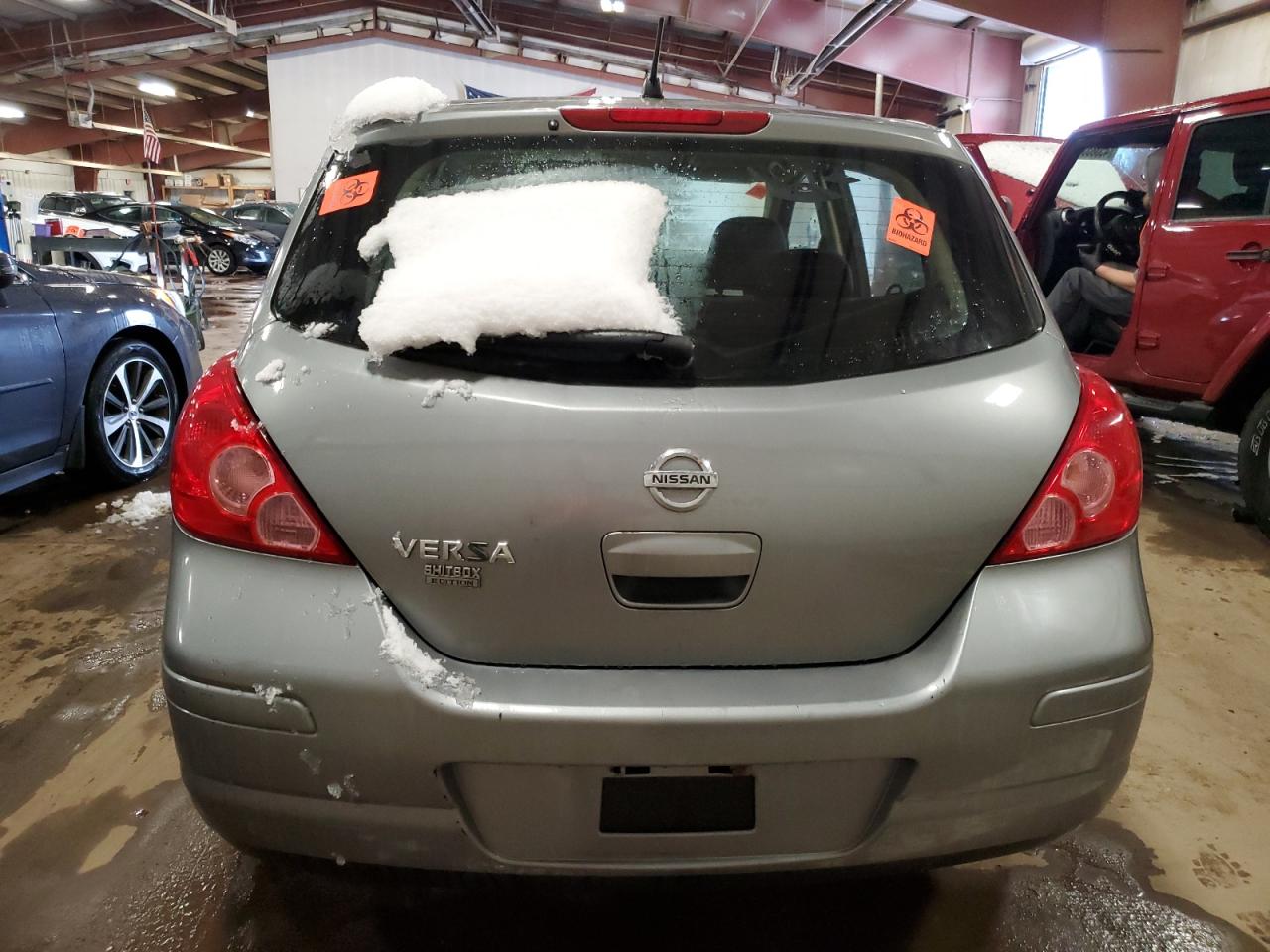 2009 Nissan Versa VIN 3N1BC13E99L357645 Copart auction photo, front end / side damage thumbnail 6