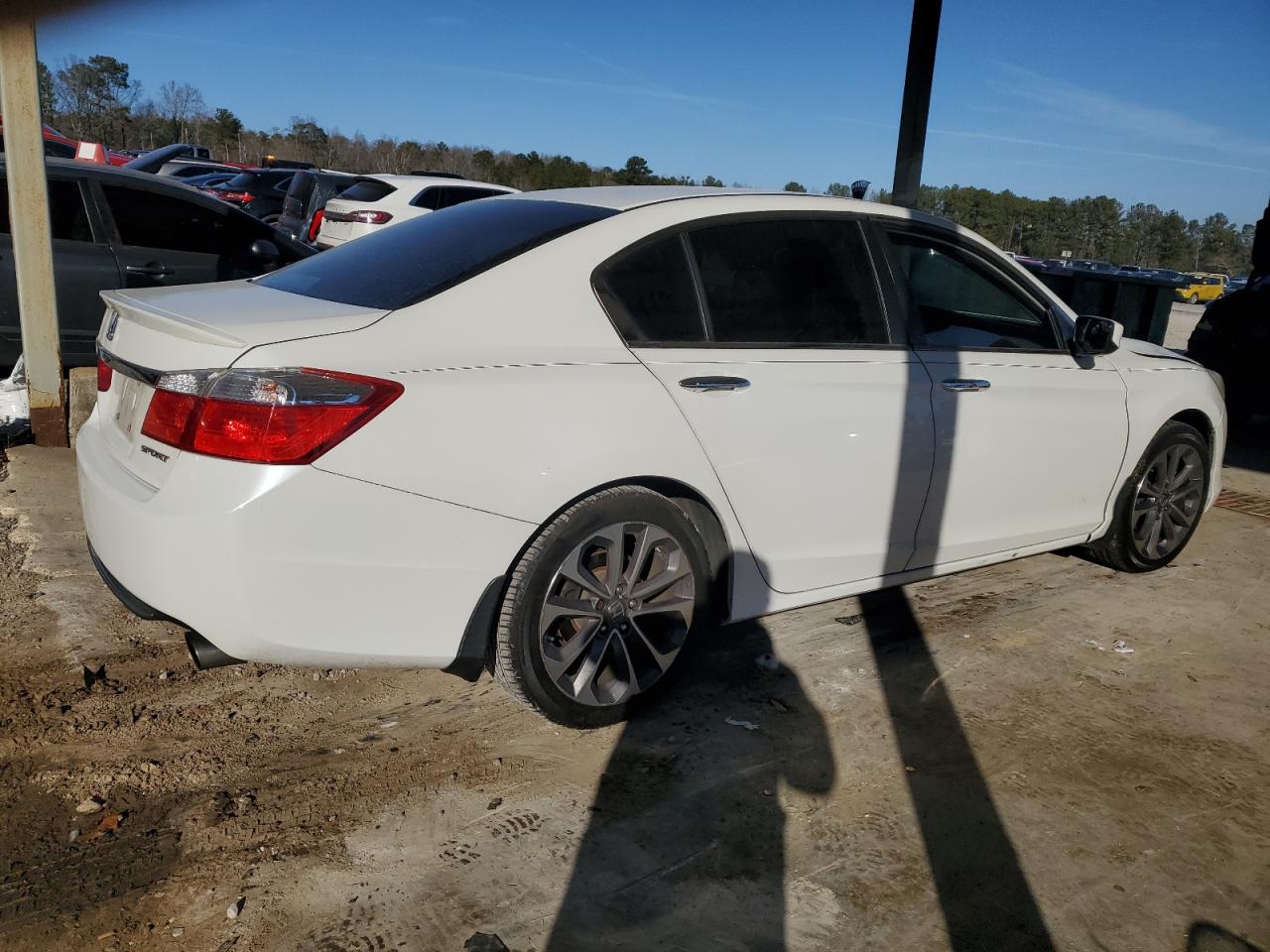 2014 Honda Accord VIN 1HGCR2F53EA155825 Copart auction photo, side damage thumbnail 3