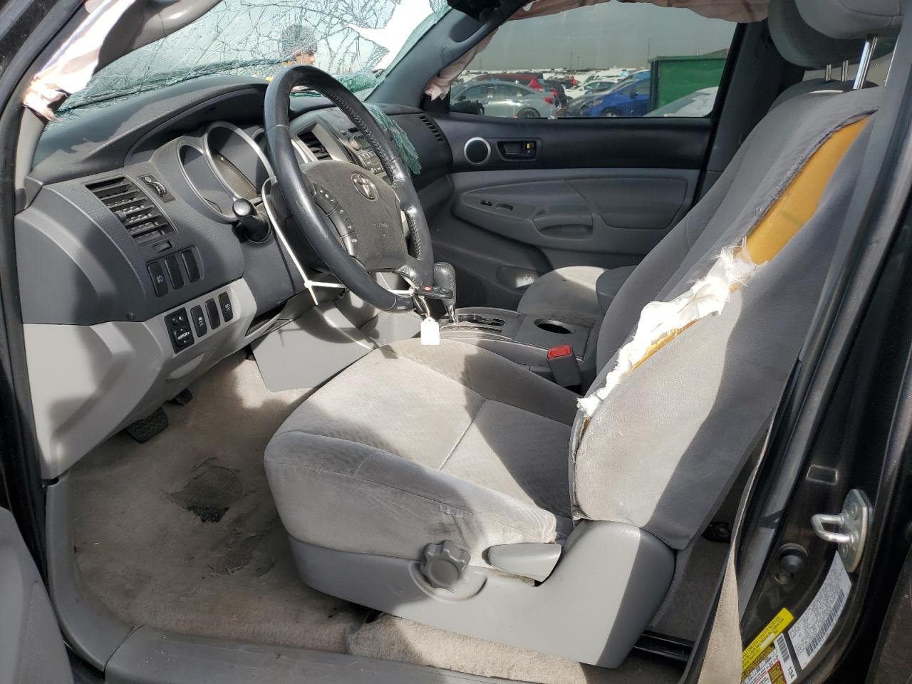 2010 Toyota Tacoma VIN 3TMJU4GN2AM105249 Copart auction photo, rollover damage thumbnail 7