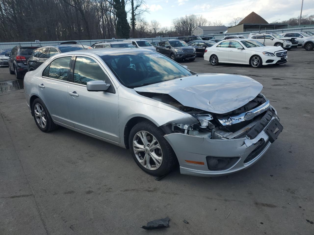 2012 Ford Fusion VIN 3FAHP0HAXCR101729 Copart auction photo, front end damage thumbnail 4