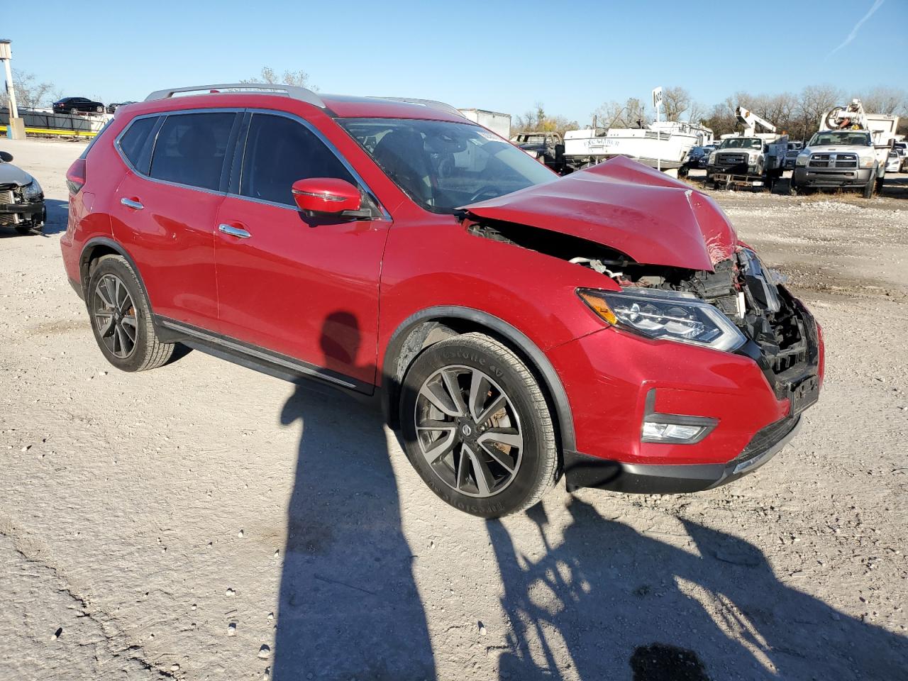 2017 Nissan Rogue VIN JN8AT2MV3HW273248 Copart auction photo, front end / minor dent/scratches damage thumbnail 4
