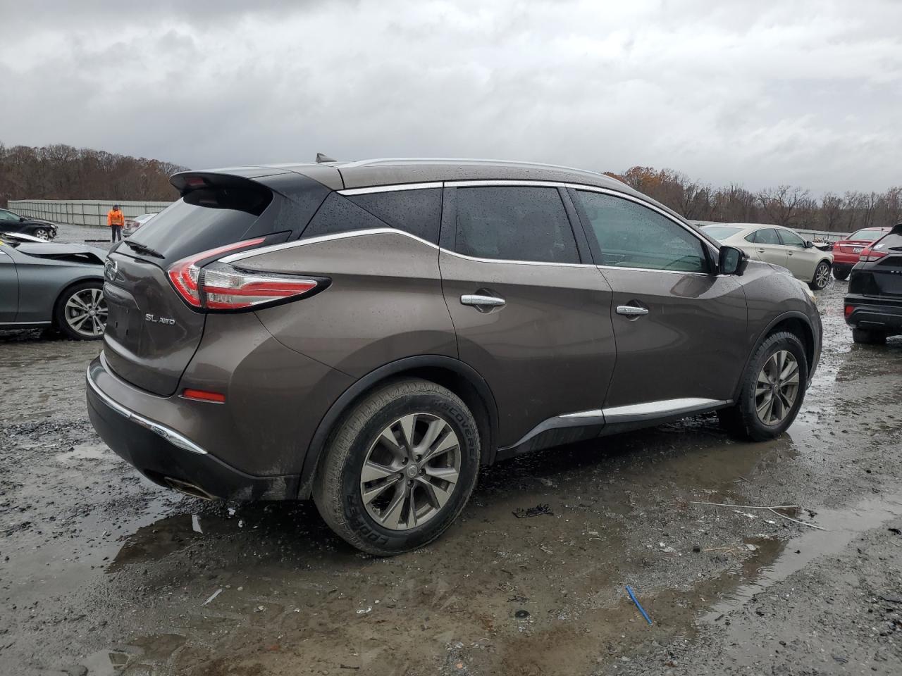 2015 Nissan Murano VIN 5N1AZ2MH0FN200079 Copart auction photo, front end damage thumbnail 3