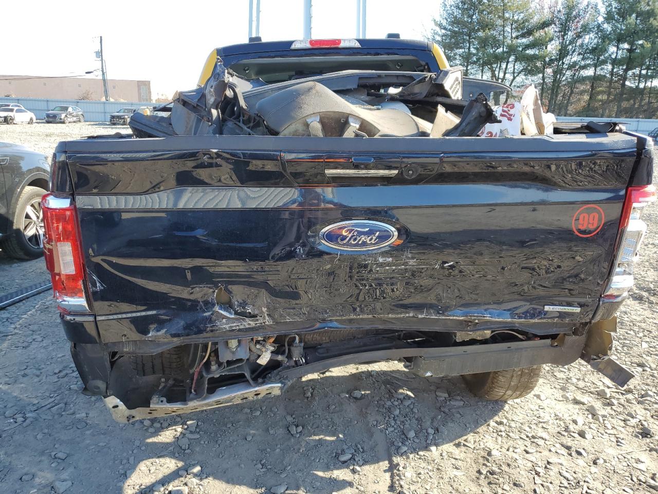 2021 Ford F-150 VIN 1FTEW1EP8MKD96186 Copart auction photo, frame damage / front end damage thumbnail 6