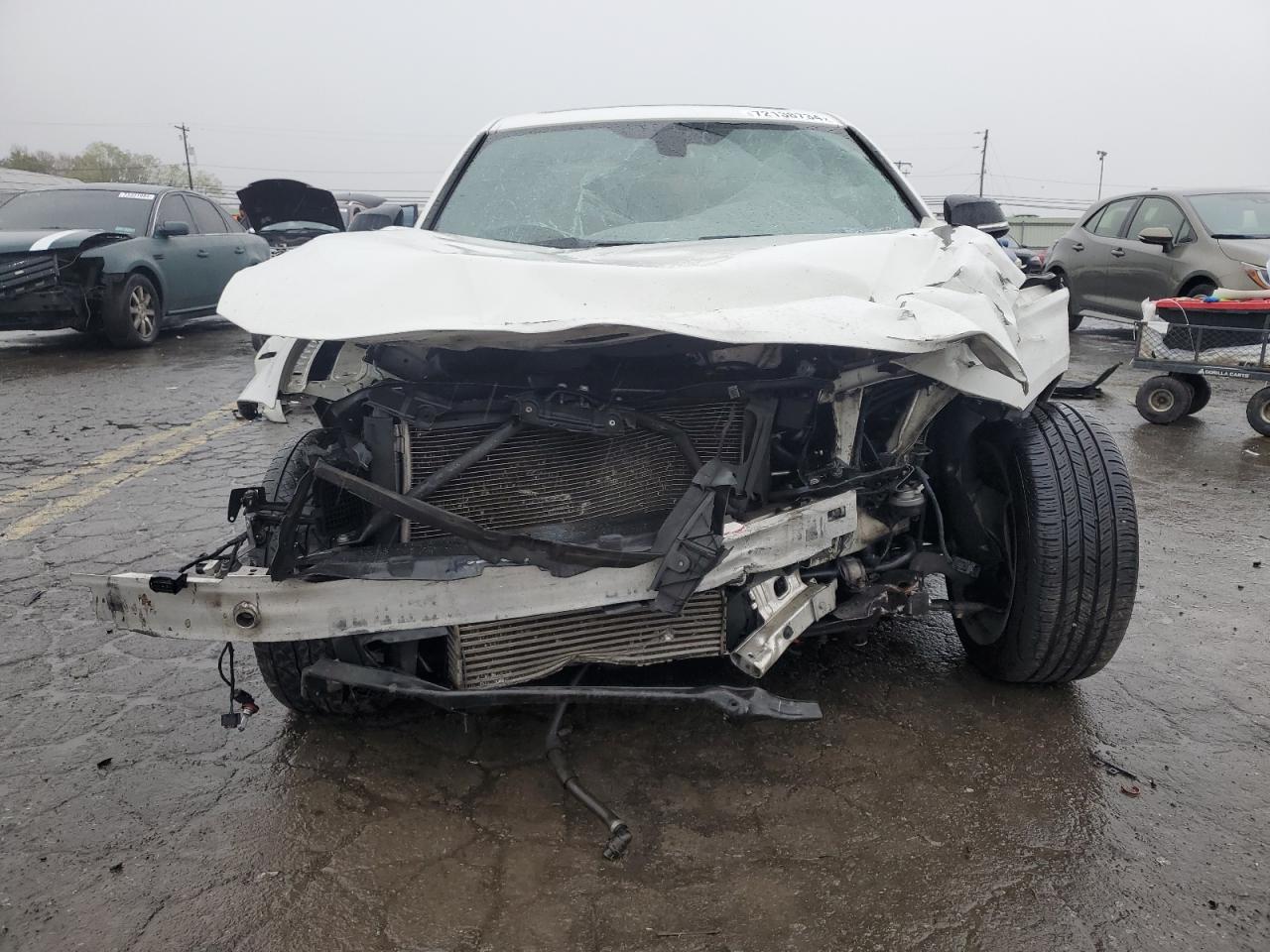 2015 BMW 3er VIN WBA3B5G57FNS12442 Copart auction photo, front end / side damage thumbnail 5