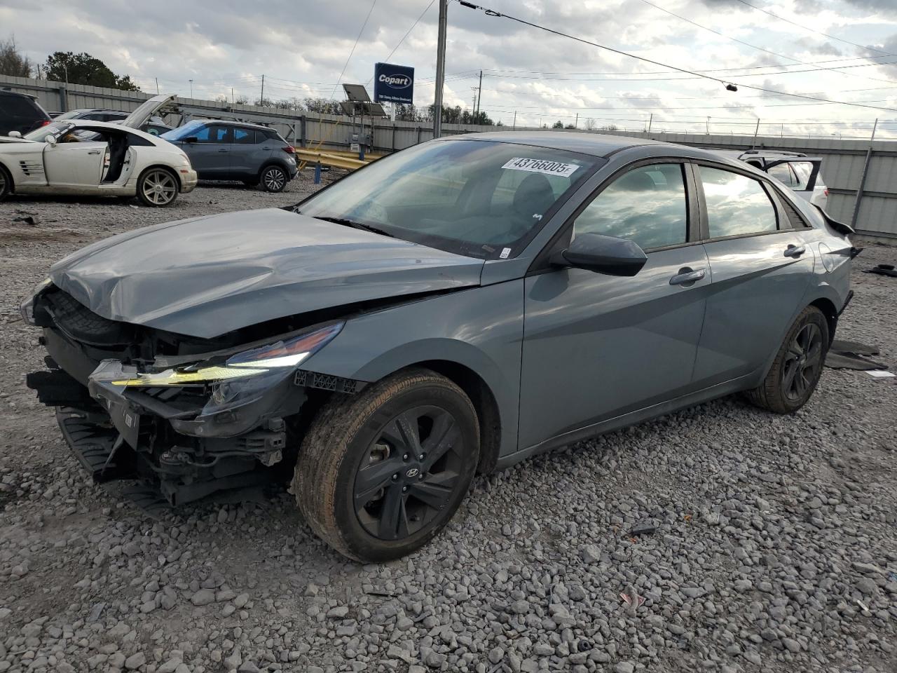 2022 Hyundai Elantra VIN KMHLM4AG1NU336014 - Copart auction photo