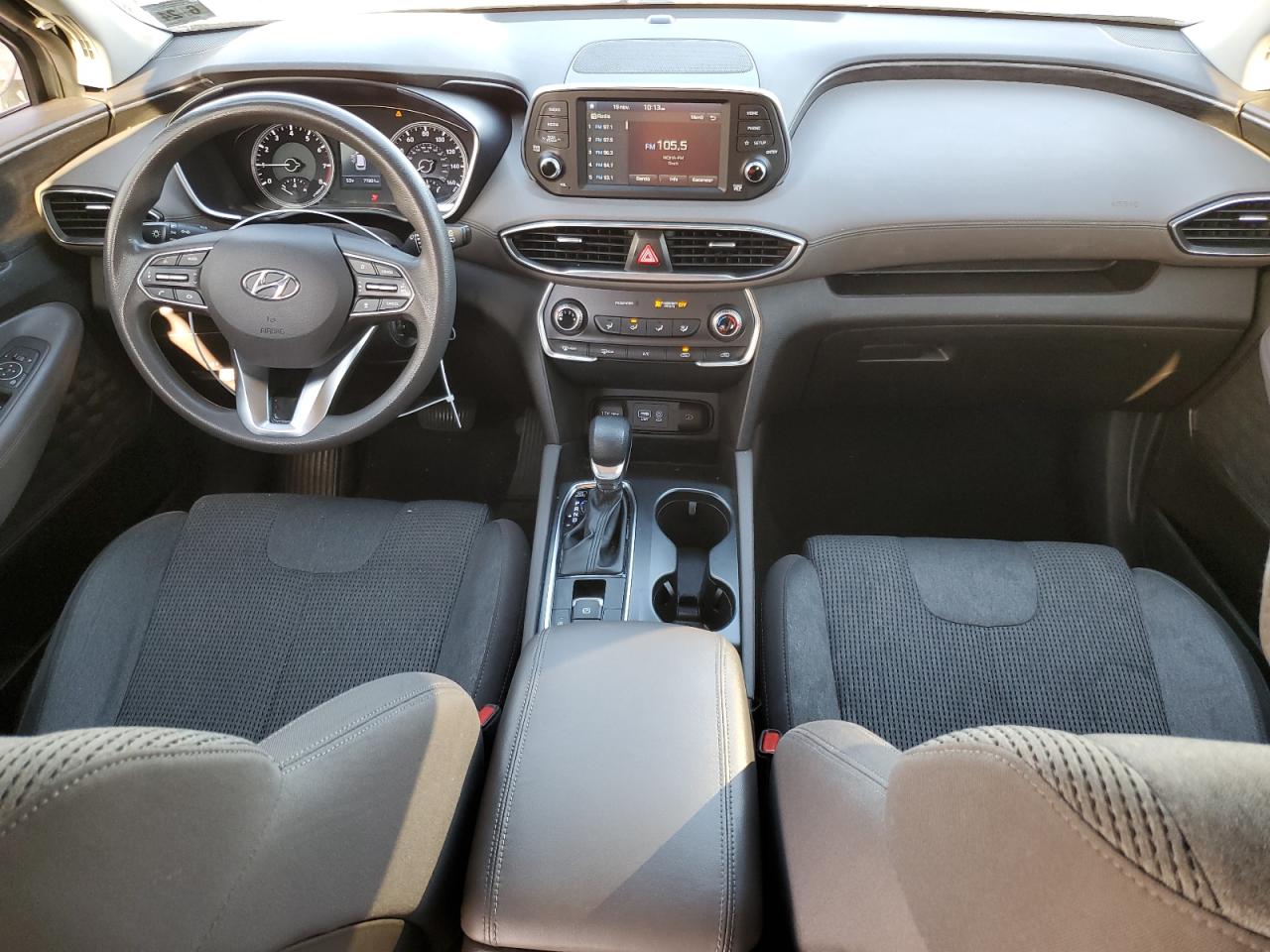 2019 Hyundai Santa Fe VIN 5NMS2CAD4KH006733 Copart auction photo, front end / side damage thumbnail 8