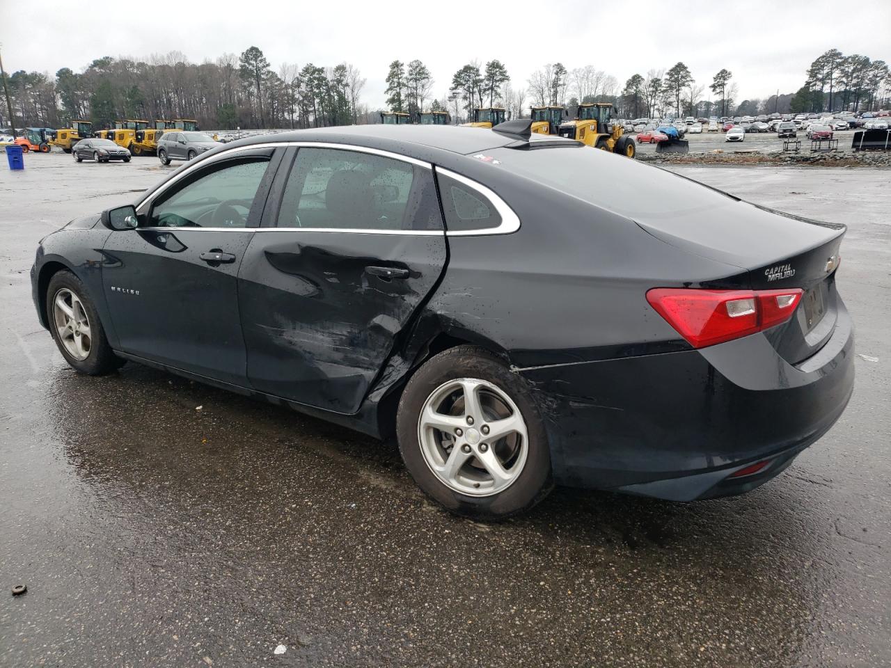 2018 Chevrolet Malibu VIN 1G1ZB5ST3JF282146 Copart auction photo, side / rear end damage thumbnail 2