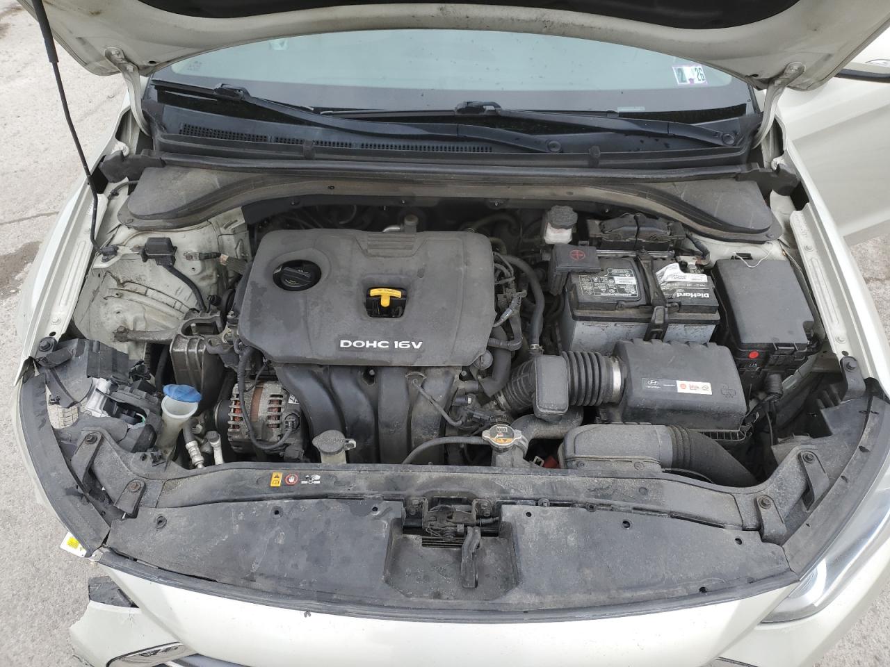 2017 Hyundai Elantra VIN KMHD84LF3HU195948 Copart auction photo, front end damage thumbnail 12