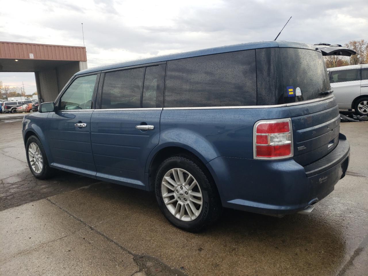 2018 Ford Flex VIN 2FMHK6C83JBA10695 Copart auction photo, front end damage thumbnail 2