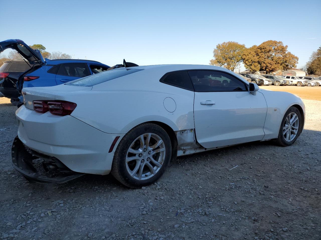 2019 Chevrolet Camaro VIN 1G1FB1RX2K0113468 Copart auction photo, side / rear end damage thumbnail 3