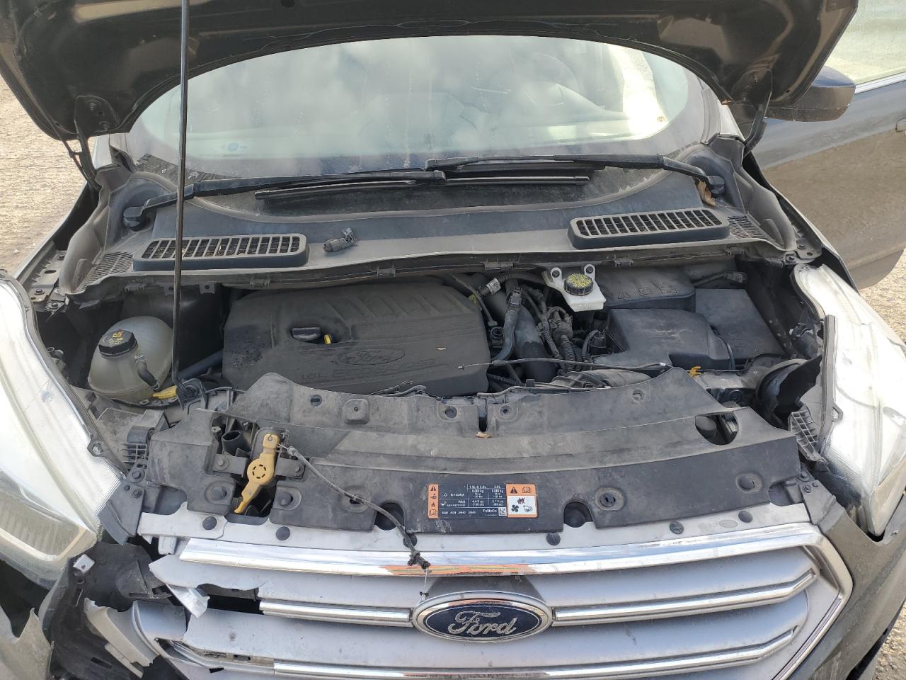 2017 Ford Escape VIN 1FMCU0GD9HUB14606 Copart auction photo, front end damage thumbnail 13