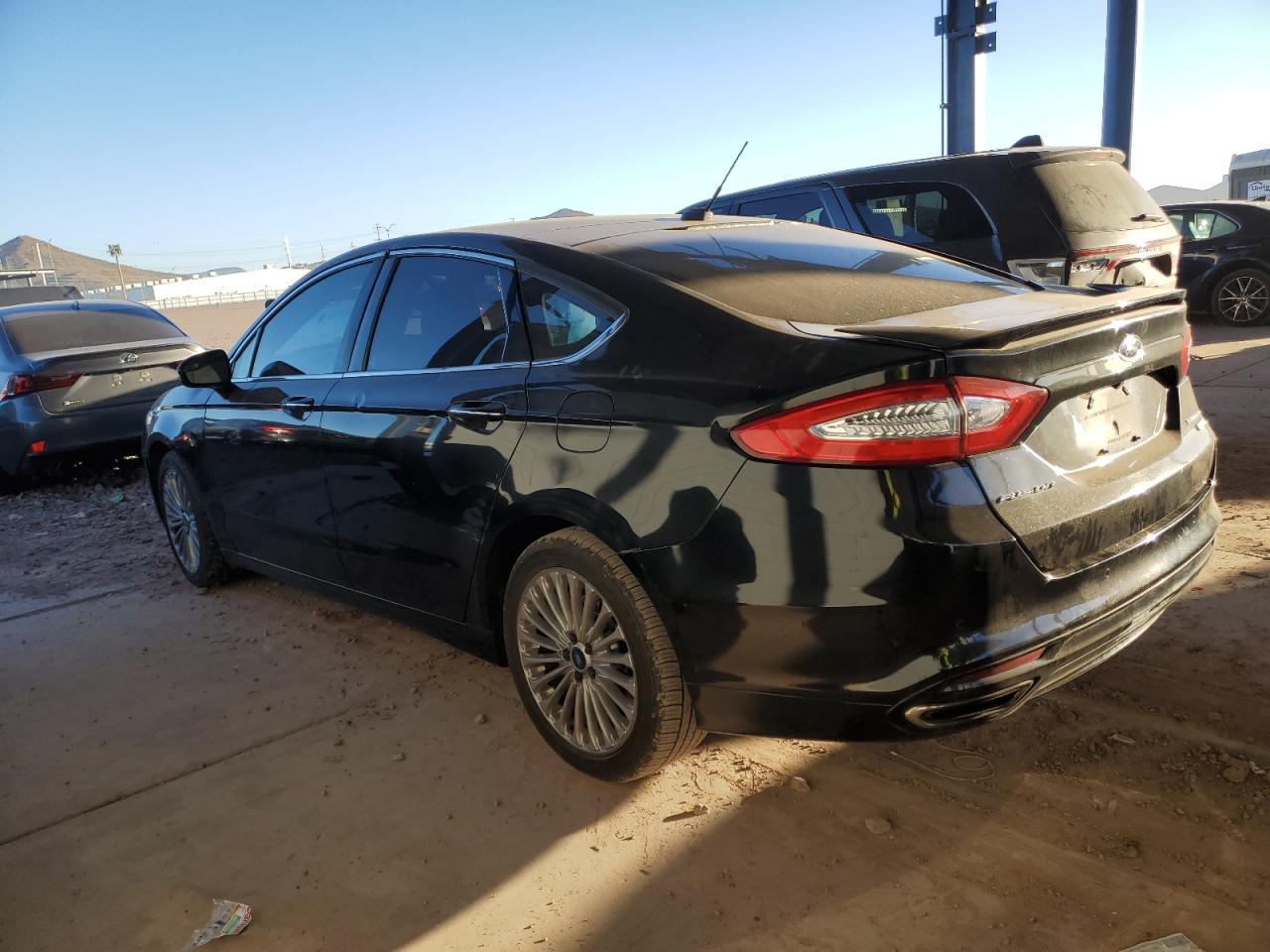 2014 Ford Fusion VIN 3FA6P0K92ER264450 Copart auction photo, front end damage thumbnail 2