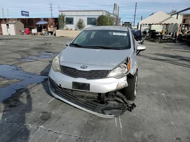 2013 KIA Rio VIN KNADM4A32D6255092 Copart auction photo, vandalism / stripped damage thumbnail 11