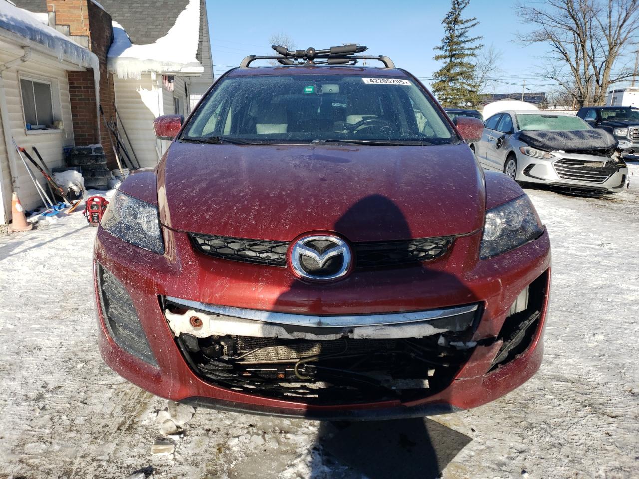 2010 Mazda CX-7 VIN JM3ER4W38A0302844 Copart auction photo, front end / rear end damage thumbnail 5