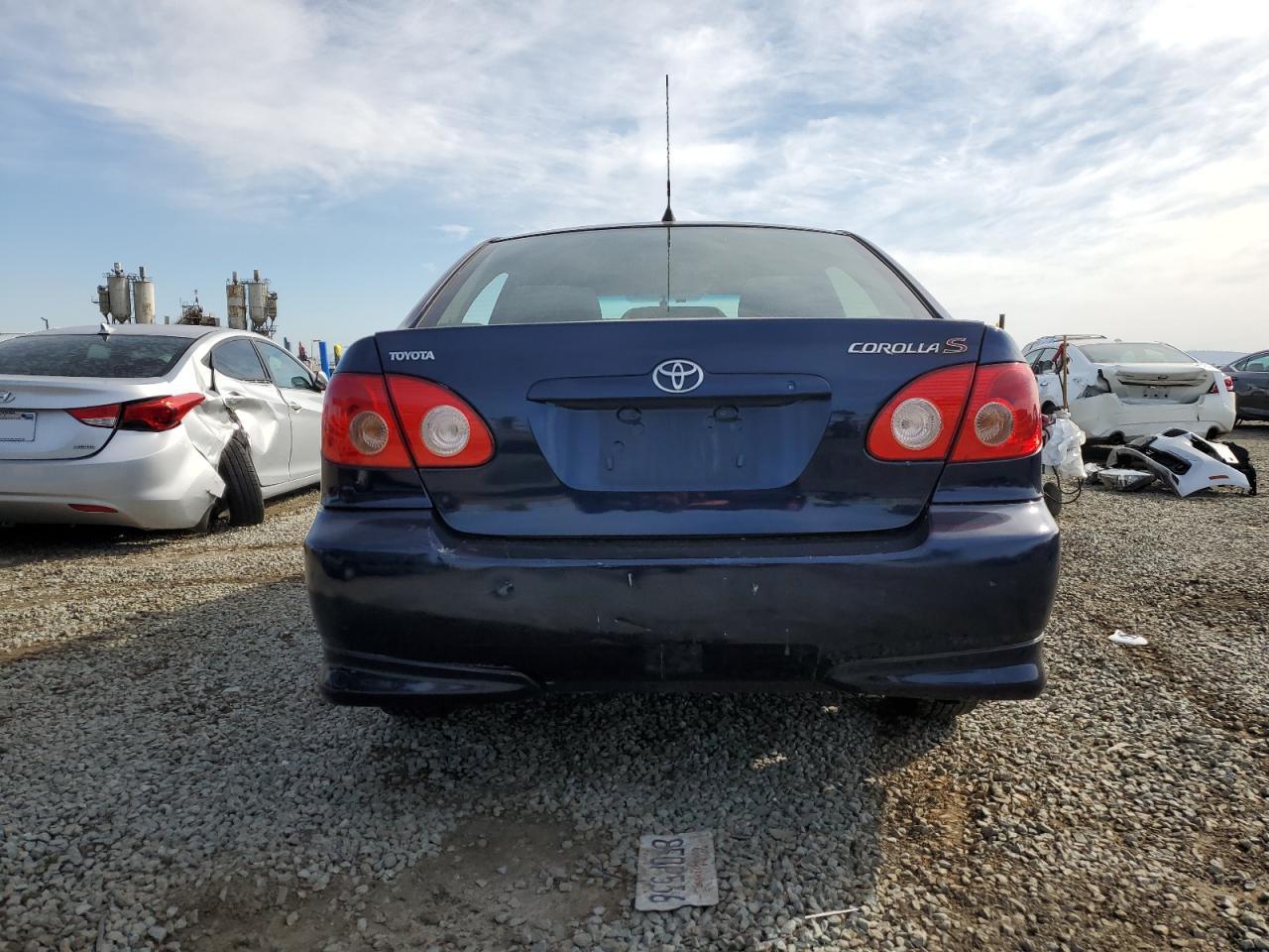 2007 Toyota Corolla VIN 1NXBR30E97Z861624 Copart auction photo, mechanical / rear end damage thumbnail 6