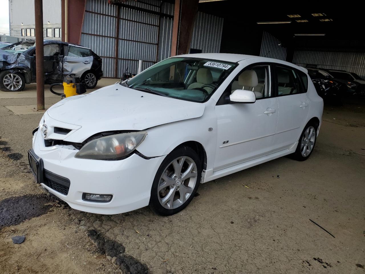 2009 Mazda 3 VIN JM1BK344091218383