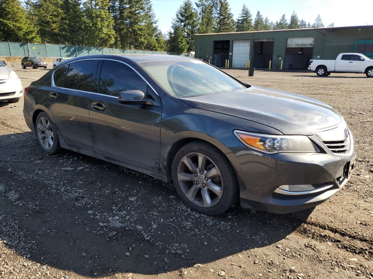 2014 Acura RLX VIN JH4KC1F33EC001347 Copart auction photo, mechanical damage thumbnail 4