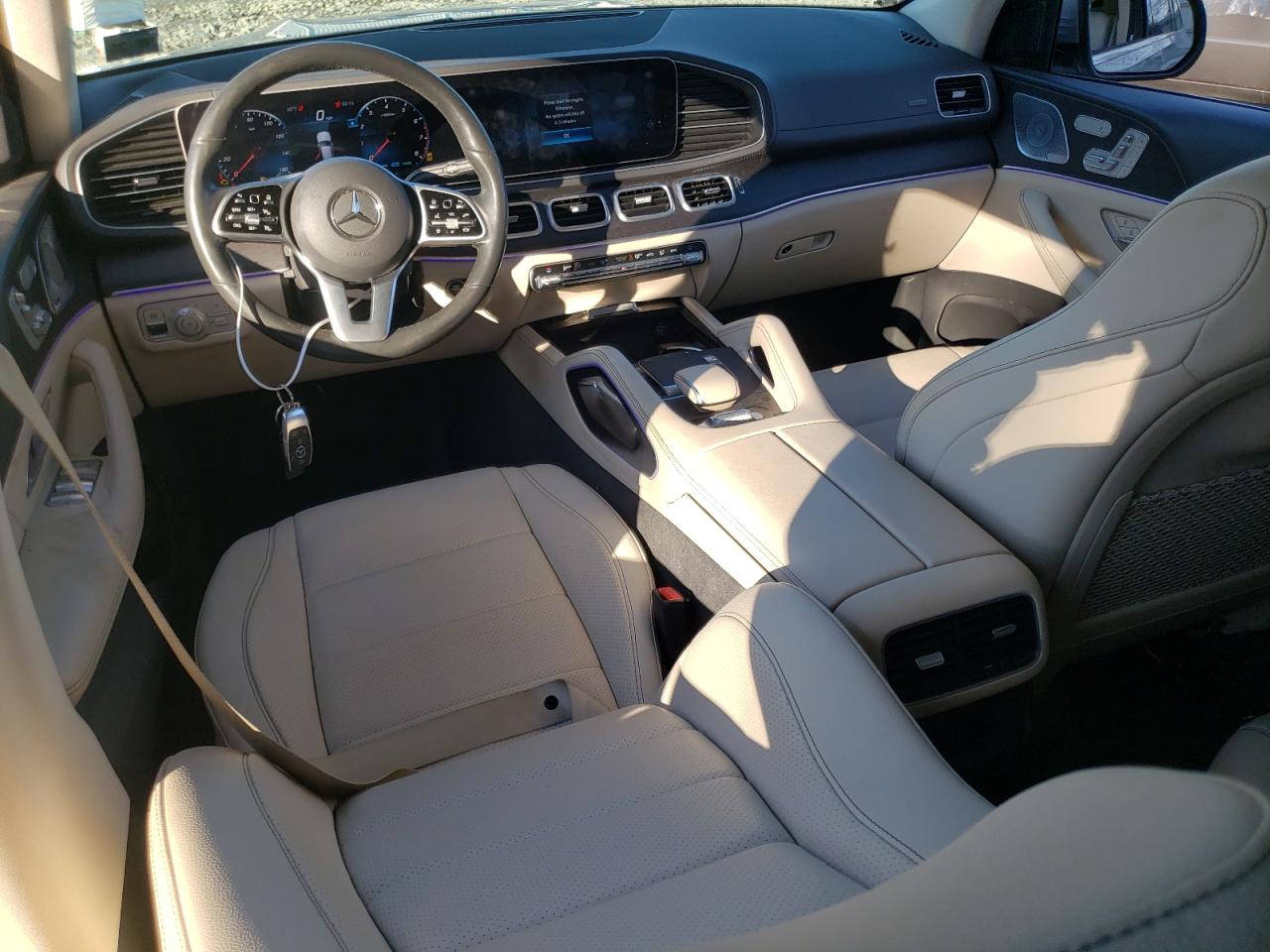 2020 Mercedes-Benz GLS-klasse VIN 4JGFF5KE5LA148315 Copart auction photo, rear end damage thumbnail 8