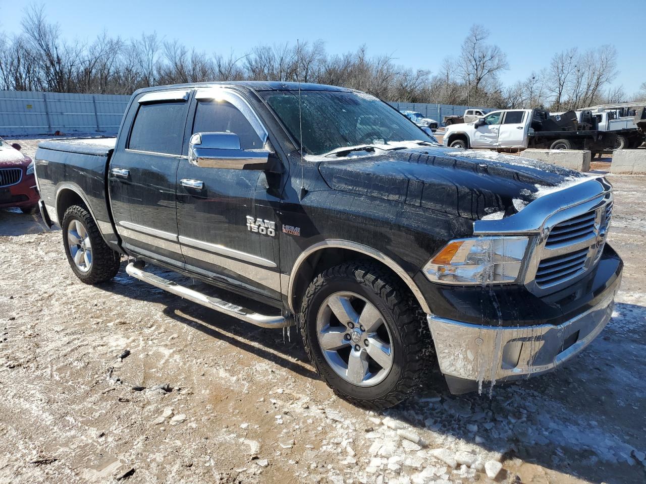 2014 RAM 1500 VIN 1C6RR7LT8ES193240 Copart auction photo, rear end / minor dent/scratches damage thumbnail 4