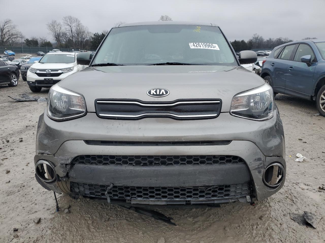 2019 KIA Soul VIN KNDJP3A57K7672031 Copart auction photo, front end damage thumbnail 5
