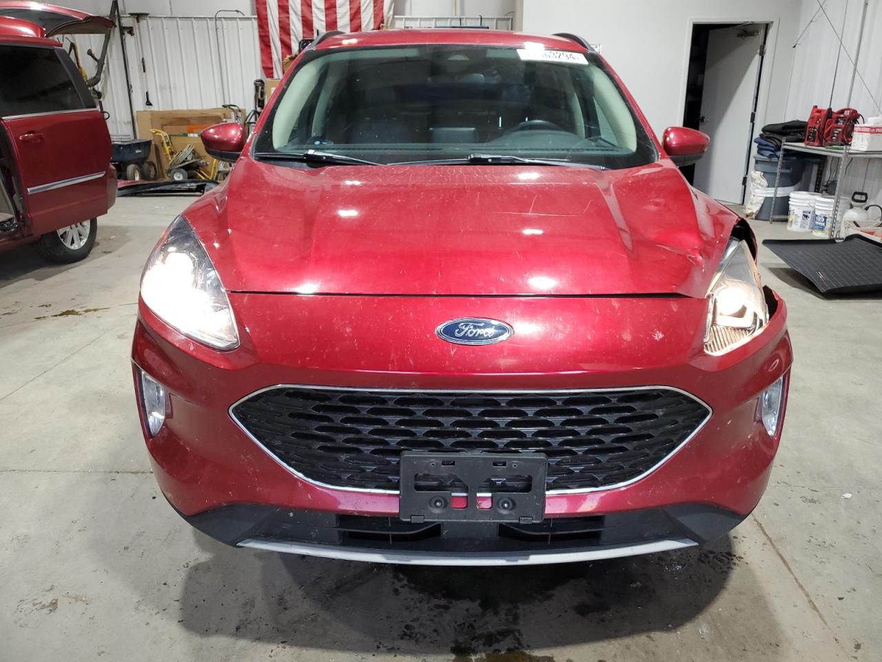2020 Ford Escape VIN 1FMCU9H91LUA15835 Copart auction photo, front end / side damage thumbnail 5