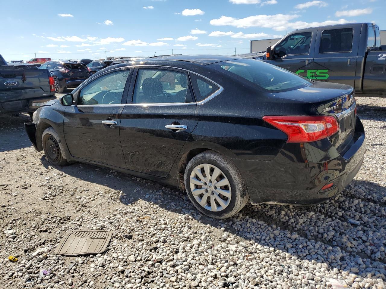 2016 Nissan Sentra VIN 3N1AB7AP6GY257346 Copart auction photo, front end / rear end damage thumbnail 2