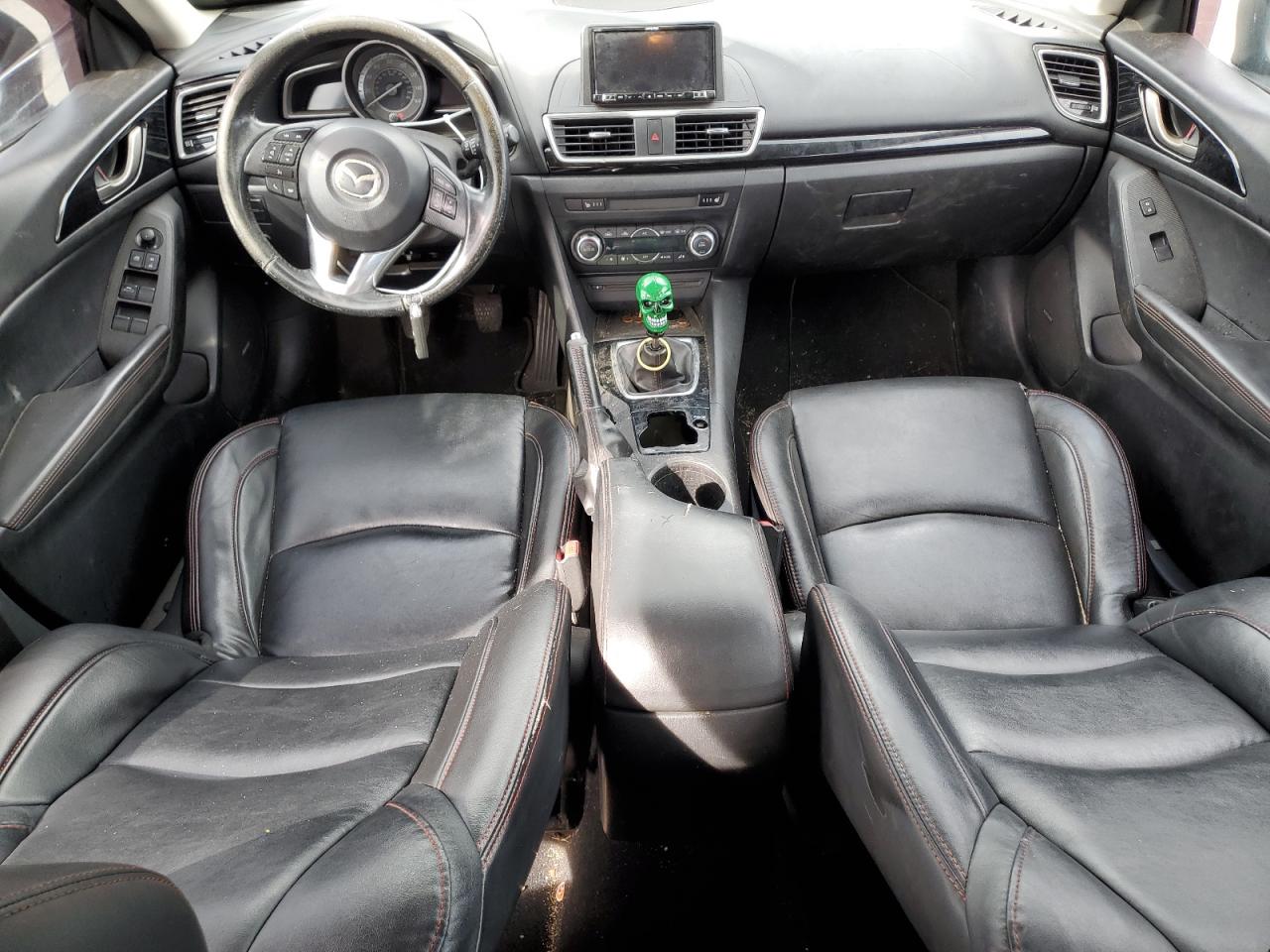 2014 Mazda 3 VIN JM1BM1M7XE1120268 Copart auction photo, front end damage thumbnail 8