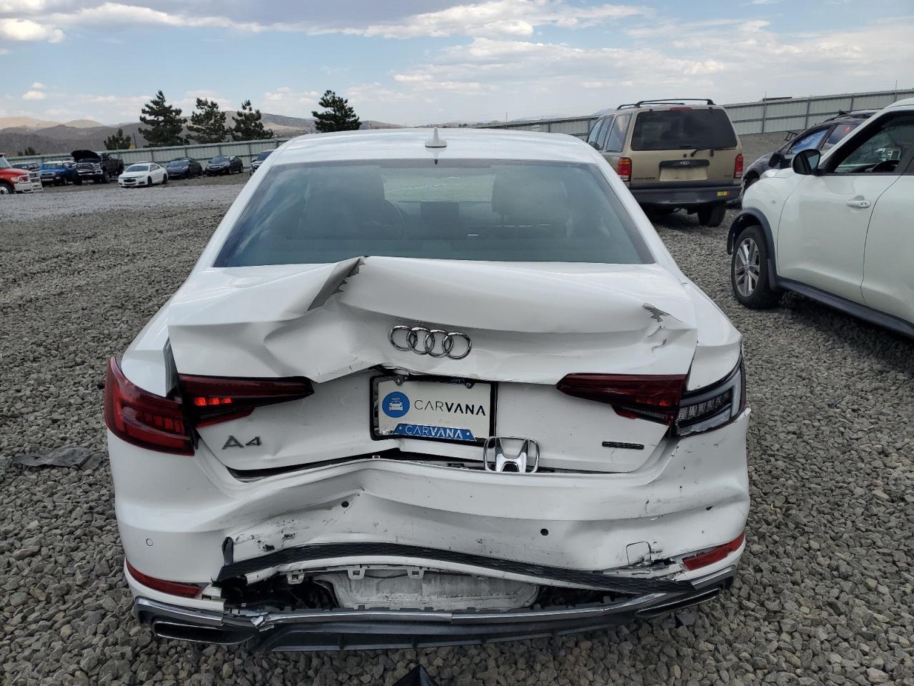 2019 Audi A4 VIN WAUENAF42KN016971 Copart auction photo, rear end damage thumbnail 6