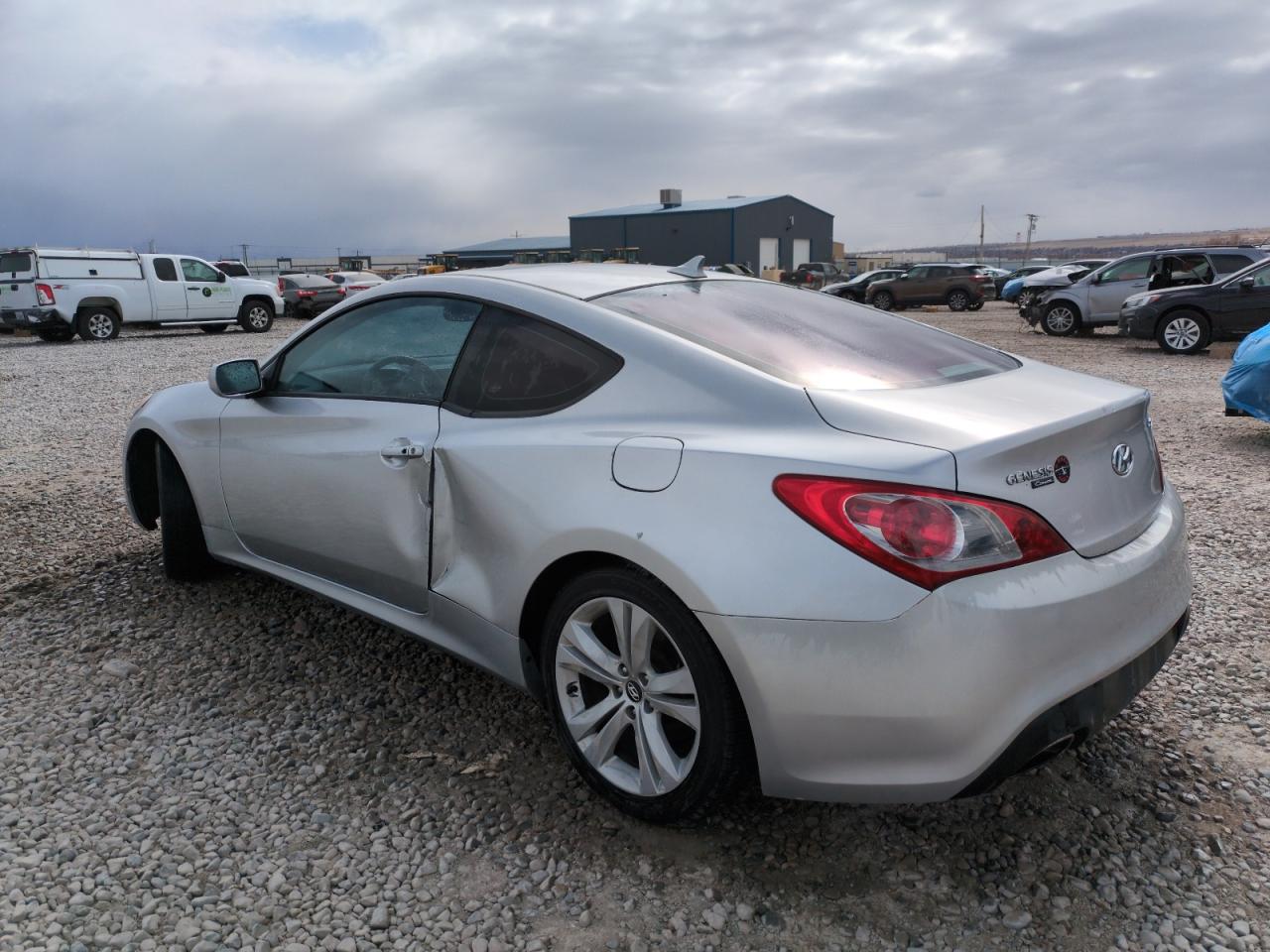 2010 Hyundai Genesis VIN KMHHT6KD1AU026657 Copart auction photo, side damage thumbnail 2
