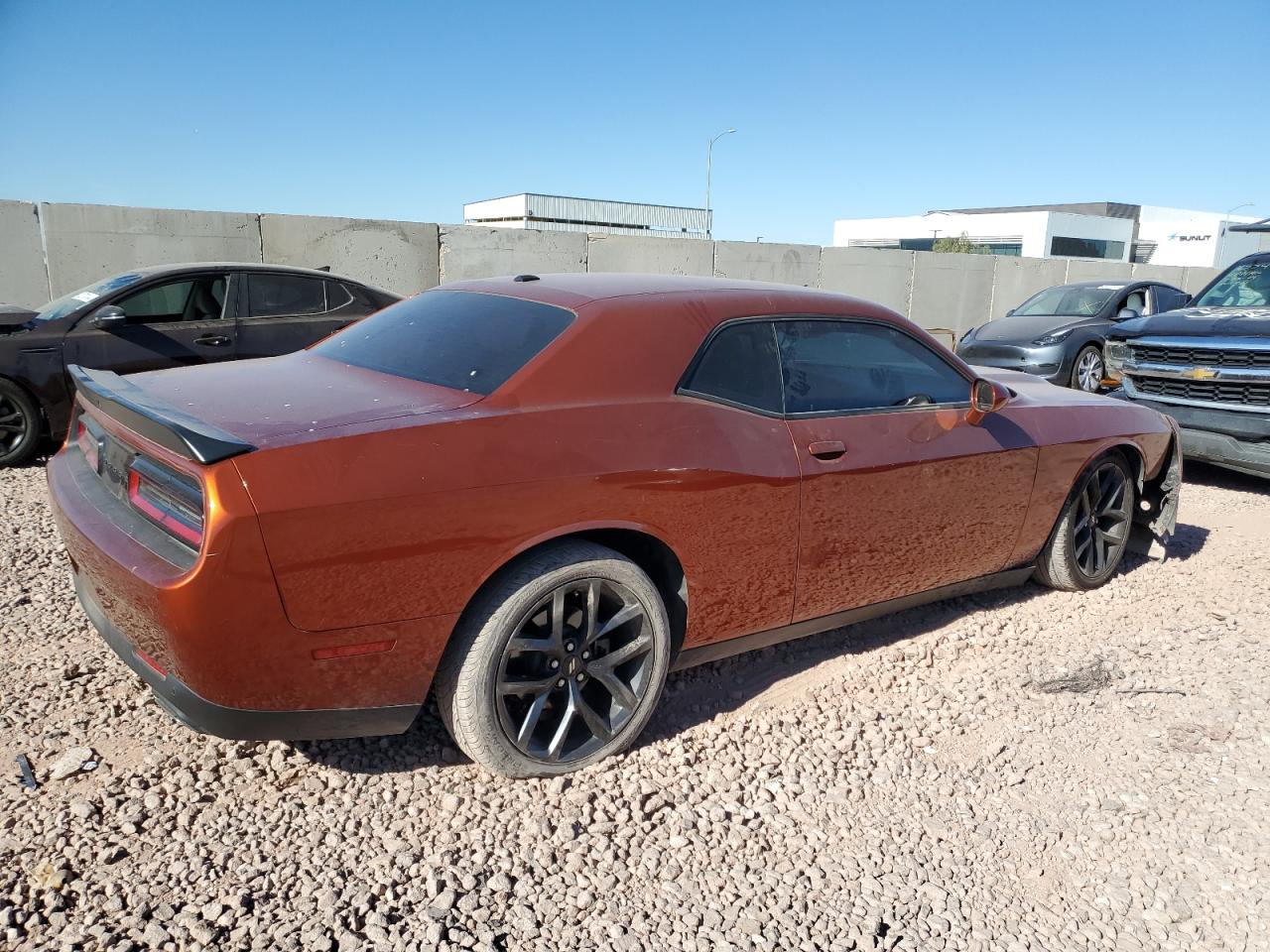 2021 Dodge Challenger VIN 2C3CDZJG9MH665311 Copart auction photo, front end damage thumbnail 3