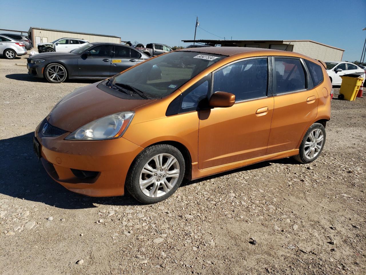 2009 Honda Fit VIN JHMGE88439S058304