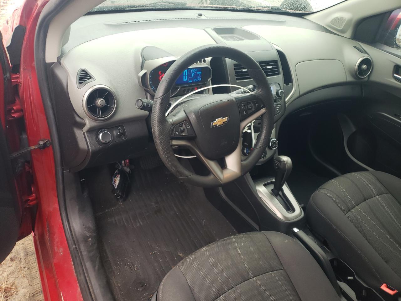 2014 Chevrolet Sonic VIN 1G1JC6SH7E4143053 Copart auction photo, side / front end damage thumbnail 8