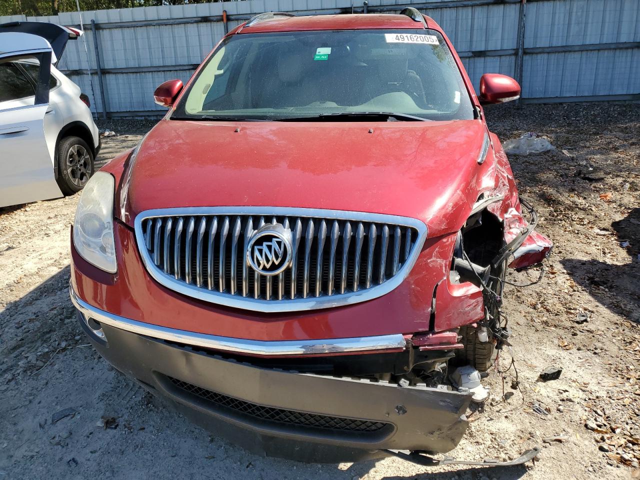 2012 Buick Enclave VIN 5GAKRDEDXCJ390915 Copart auction photo, front end / side damage thumbnail 5